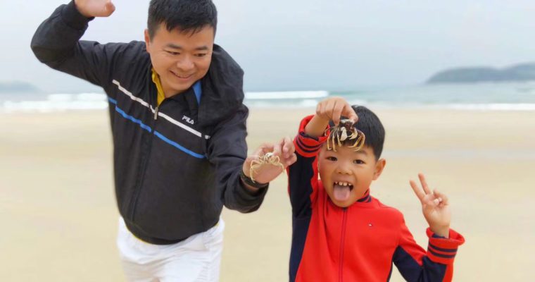 在海南挖螃蟹， 2019.12